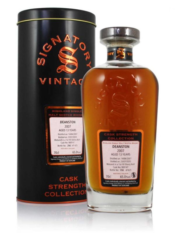 Deanston 13 (Distilled 2007, 65%, Signatory Cask Strength Collection&nbsp;2020)